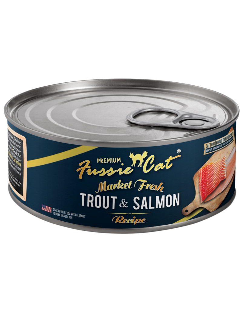 Fussie Cat Fussie Cat Cans | Market Fresh Trout & Salmon 5.5 oz