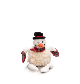 HuggleHounds HuggleHounds Christmas 2022 Dog Toys | McSnowy the Snowman Fluffer Knottie Large