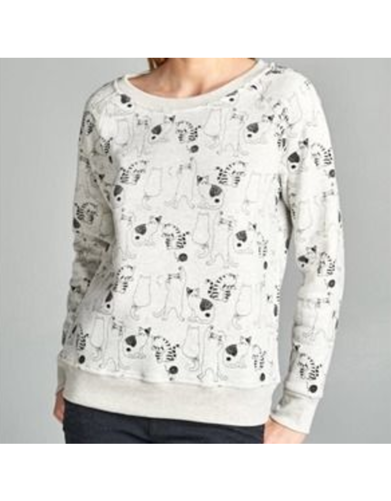 LA Soul Fashion LA Soul Sweatshirt | Dancing Cats Plus Size 2 Extra Large (2XL)