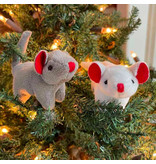 HuggleHounds HuggleHounds HuggleKats Christmas 2022 Cat Toys | Mice 2 pk