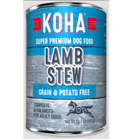 Koha Koha Canned Dog Food Lamb Stew 12.7 oz CASE