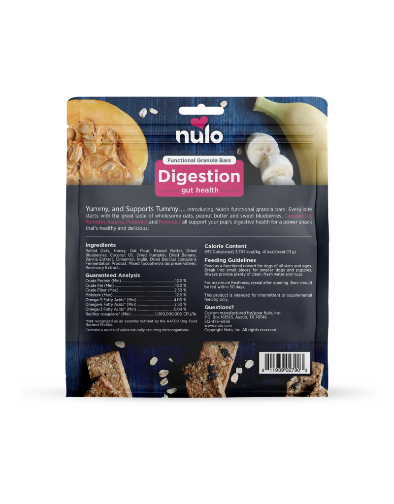 Nulo Nulo Functional Granola Dog Treats | Digestion 10 oz