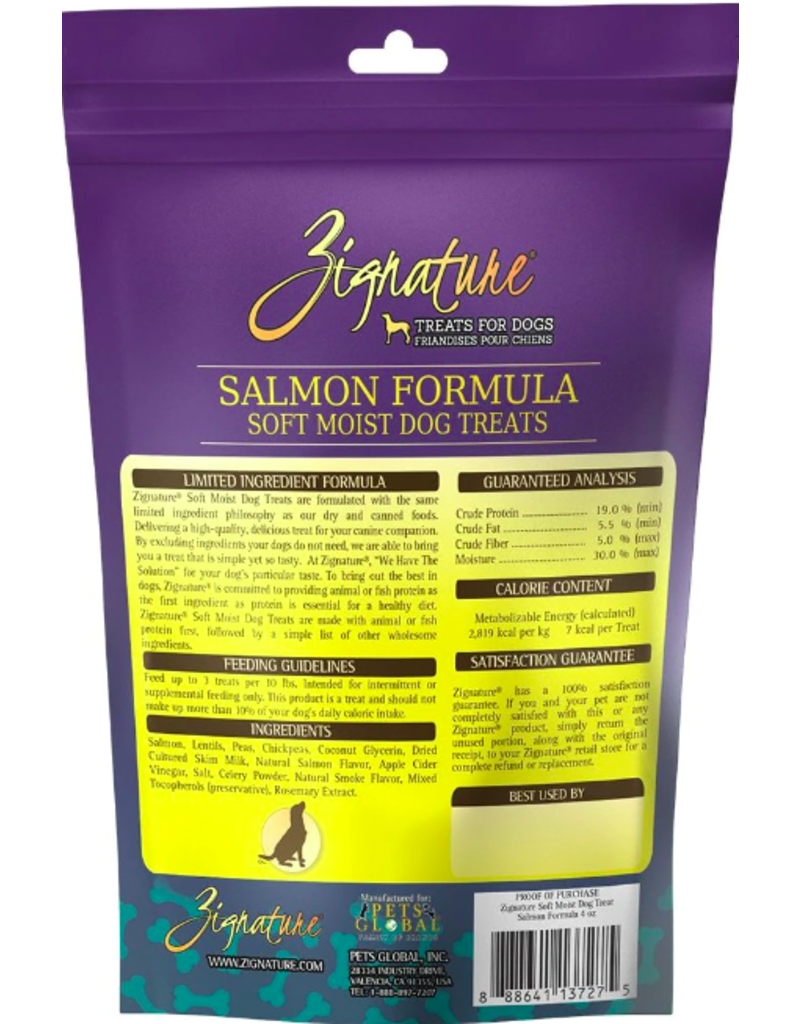 Zignature Zignature Soft Dog Treats | Salmon 4 oz