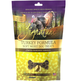 Zignature DISC Zignature Soft Dog Treats | Turkey 4 oz