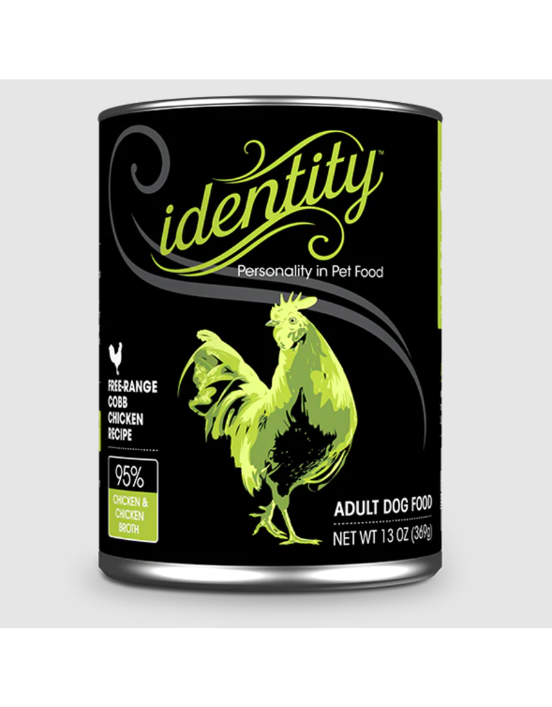 Identity Identity Canned Dog Food | Free Range Chicken 13 oz CASE