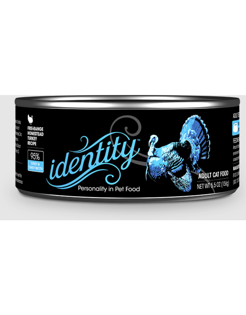 Identity Identity Canned Cat Food | Free Range Turkey 5.5 oz single
