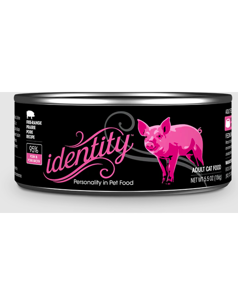 Identity Identity Canned Cat Food | Free Range Pork 5.5 oz CASE