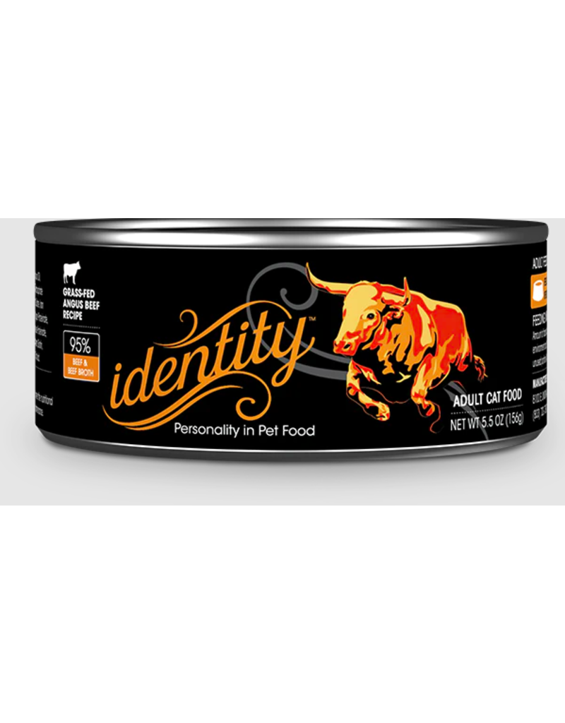 Identity Identity Canned Cat Food | Grass Fed Beef 5.5 oz CASE