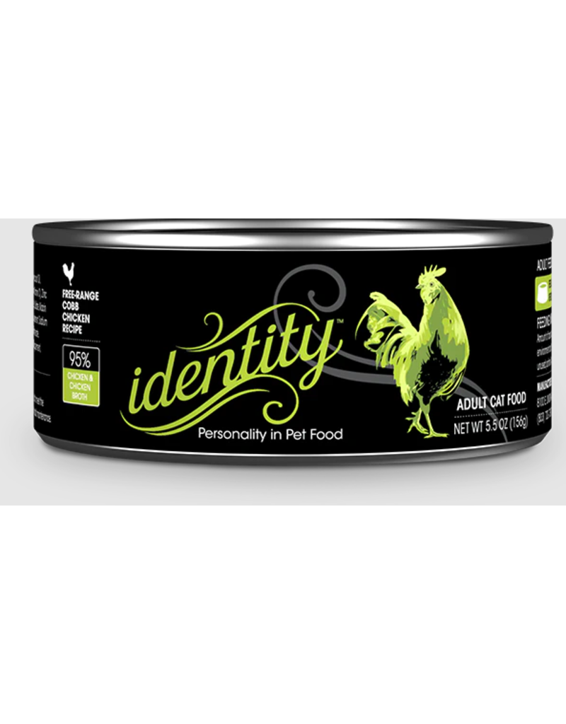 Identity Identity Canned Cat Food | Free Range Chicken 5.5 oz CASE