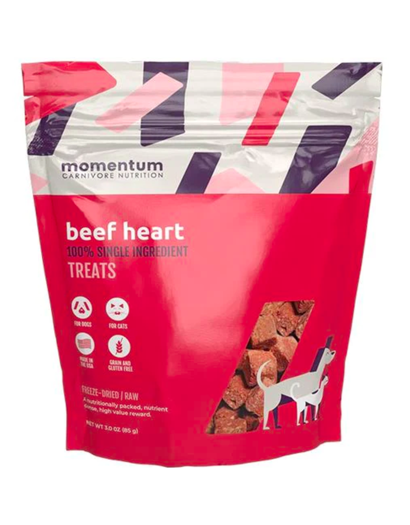 Momentum Momentum Freeze-Dried Raw Treats | Beef Heart 3 oz