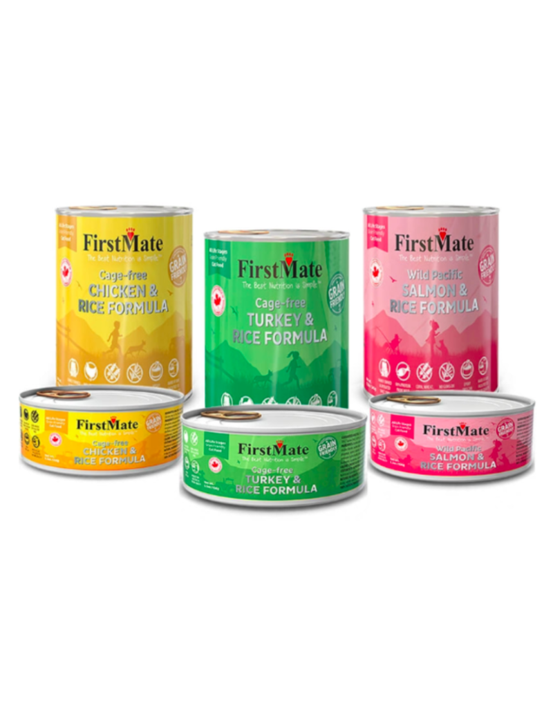 Firstmate FirstMate Grain Can Cat Food | Wild Salmon & Rice 5.5 oz CASE