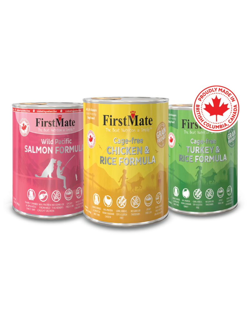 Firstmate FirstMate Grain Can Dog Food | Turkey & Rice 12.2 oz CASE