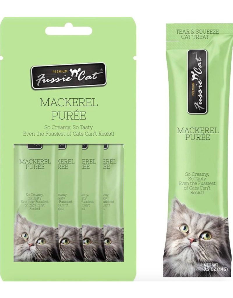 Fussie Cat Fussie Cat Puree Treats | Mackerel 2 oz