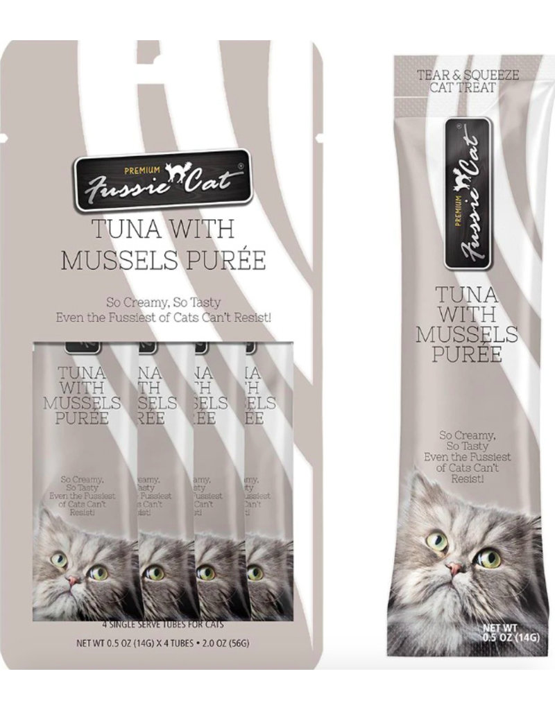Fussie Cat Fussie Cat Puree Treats | Tuna with Mussels 2 oz single