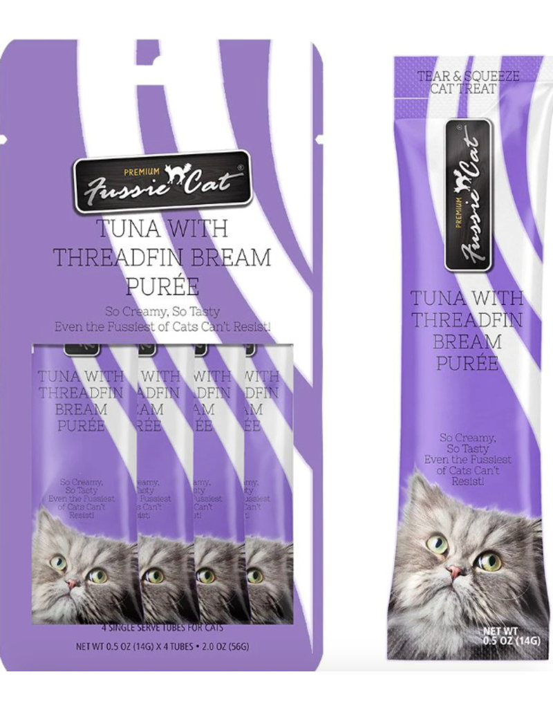 Fussie Cat Fussie Cat Puree Treats | Tuna with Threadfin 2 oz single