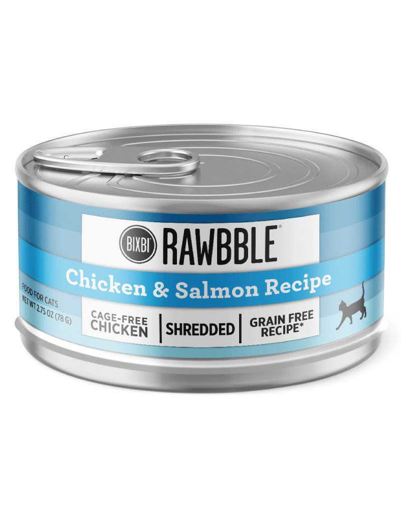 Bixbi Bixbi Rawbble Canned Cat Food | Chicken with Salmon Shreds 2.75 oz single