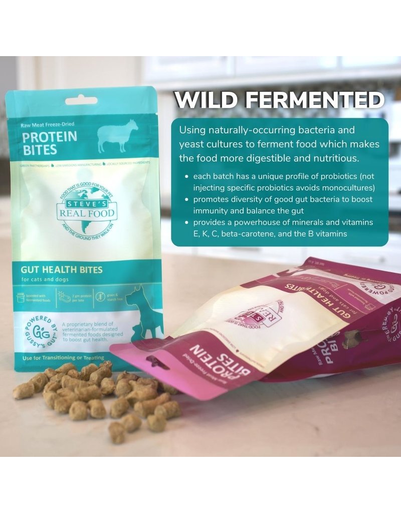 Steve's Real Food Steve's Real Food Probiotic Dog & Cat Treats | Lamb Protein Bites 4 oz