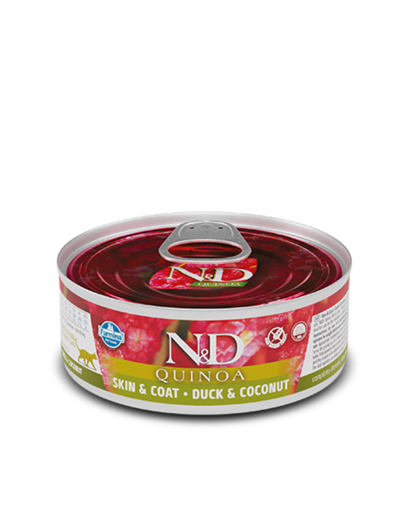 Farmina Pet Foods Farmina GF Cat Cans Skin & Coat Quinoa Duck & Coconut 2.8 oz CASE
