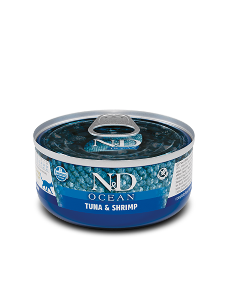 Farmina Pet Foods Farmina N&D Canned Cat Food | Ocean Tuna & Shrimp 2.5 oz single
