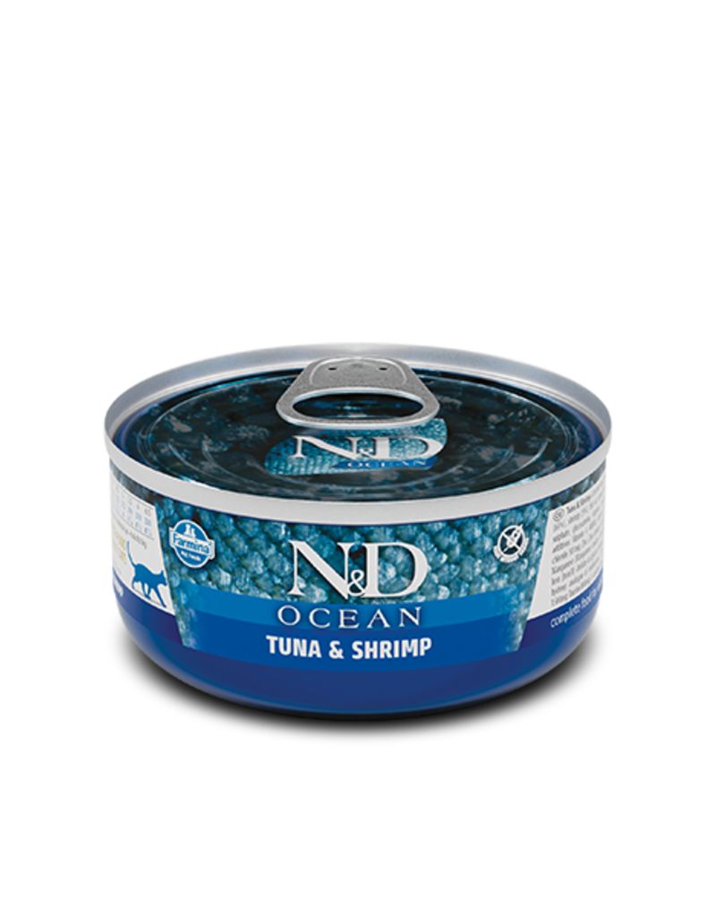 Farmina Pet Foods Farmina N&D Canned Cat Food | Ocean Tuna & Shrimp 2.5 oz CASE/24