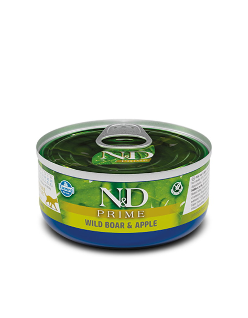 Farmina Pet Foods Farmina N&D Canned Cat Food | Prime Boar & Apple 2.5 oz CASE