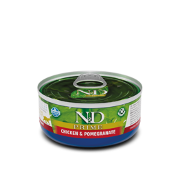 Farmina Pet Foods Farmina N&D Canned Cat Food | Prime Chicken & Pomegranate 2.5 oz CASE/24