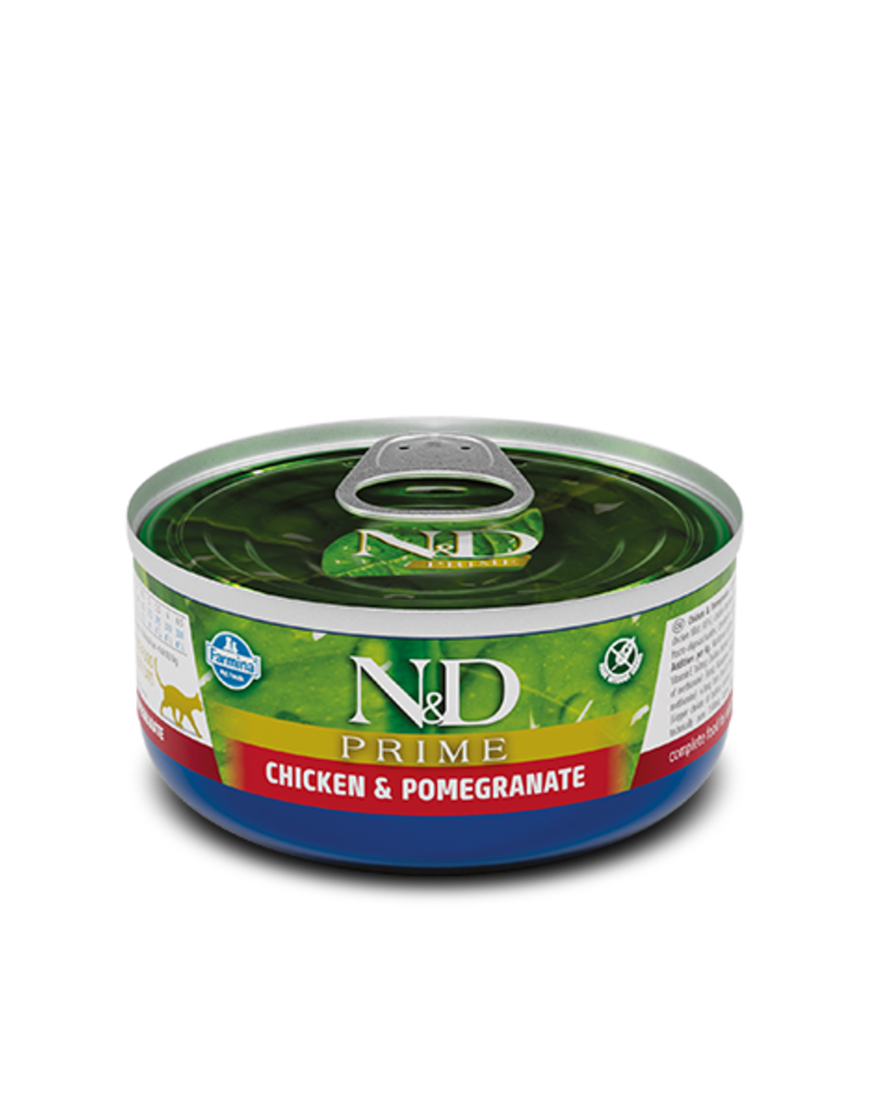 Farmina Pet Foods Farmina N&D Canned Cat Food | Prime Chicken & Pomegranate 2.5 oz CASE/24