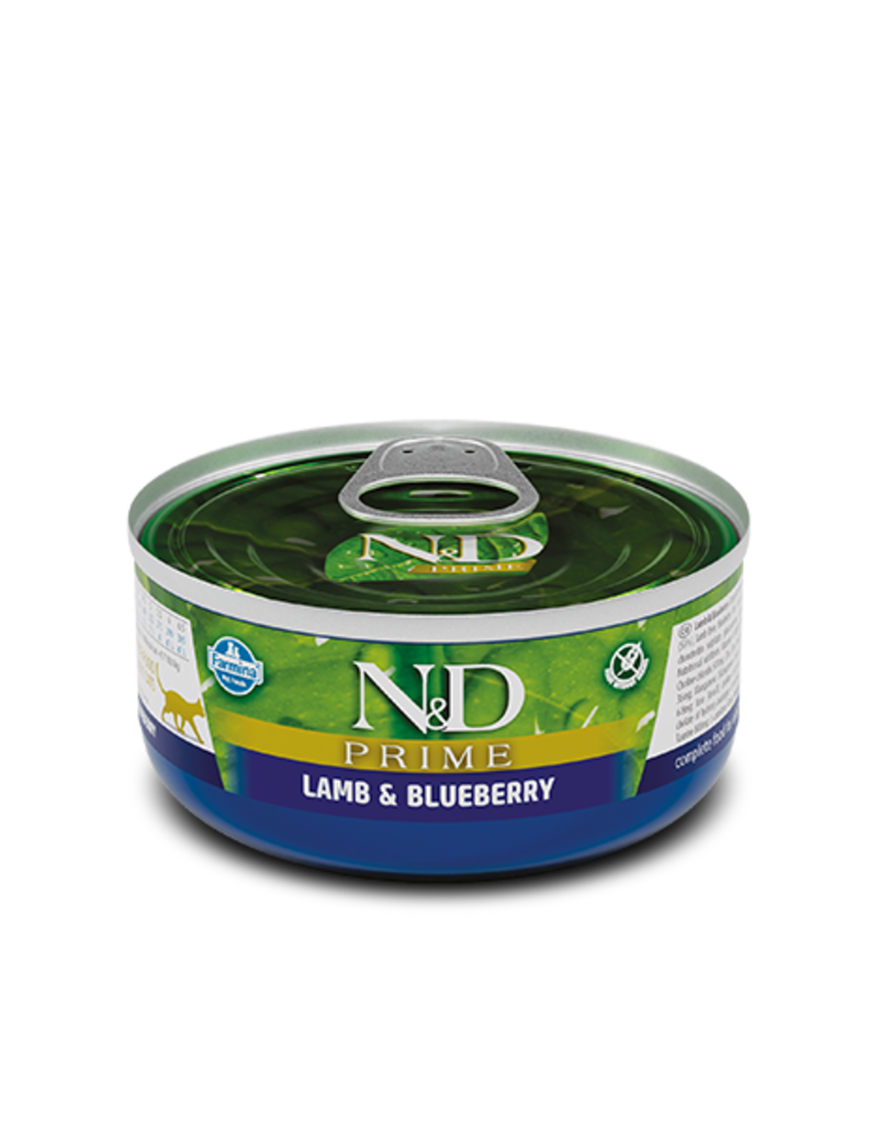 Farmina Pet Foods Farmina N&D Canned Cat Food | Prime Lamb & Blueberry 2.5 oz CASE/24