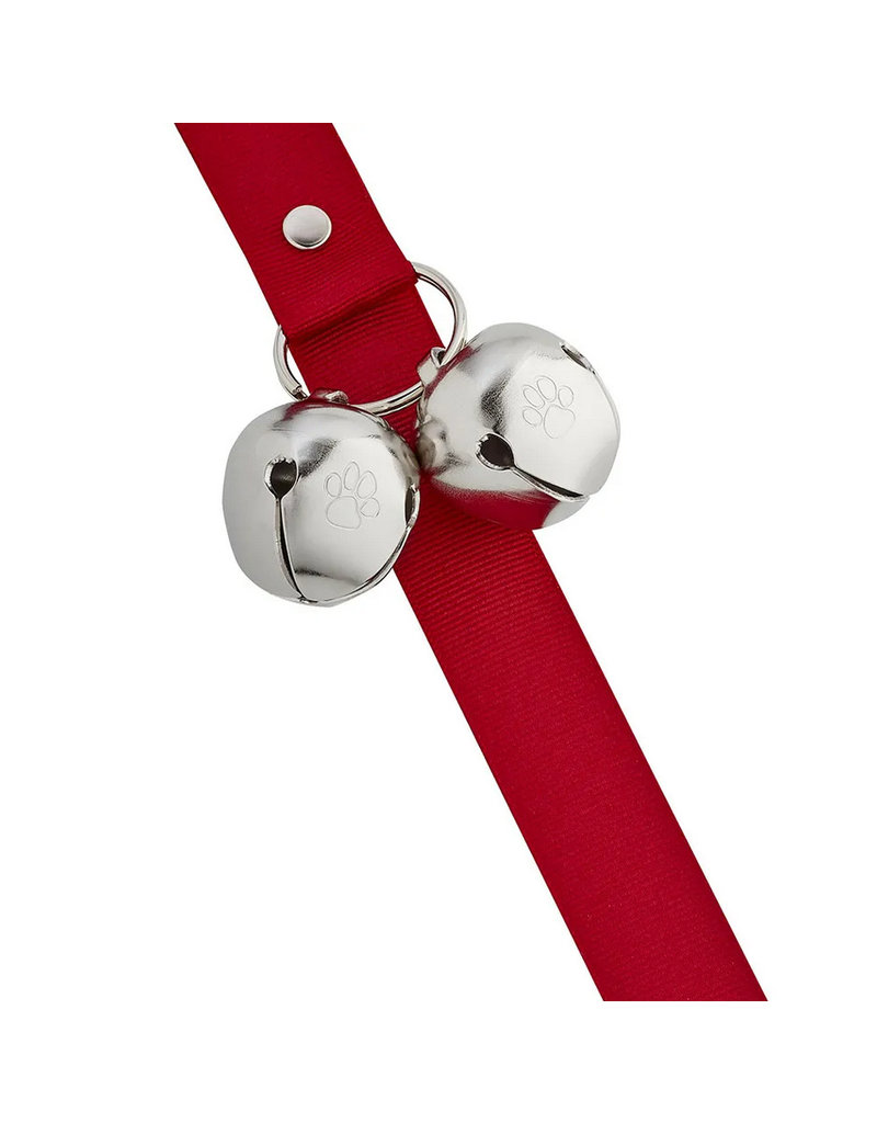 Poochie Pets Poochie Bells Classic | Solid Cherry Red