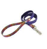 Wilderpup DesertDog Dog No-Stink Waterproof Leash | 6' Rainbow Leopard 3/4"