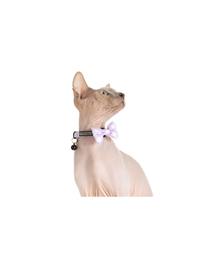 Little Kitty Co. Little Kitty Co. Collar & Bowtie | Berry Gingham Small