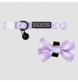 Little Kitty Co. Little Kitty Co. Collar & Bowtie | Berry Gingham Small