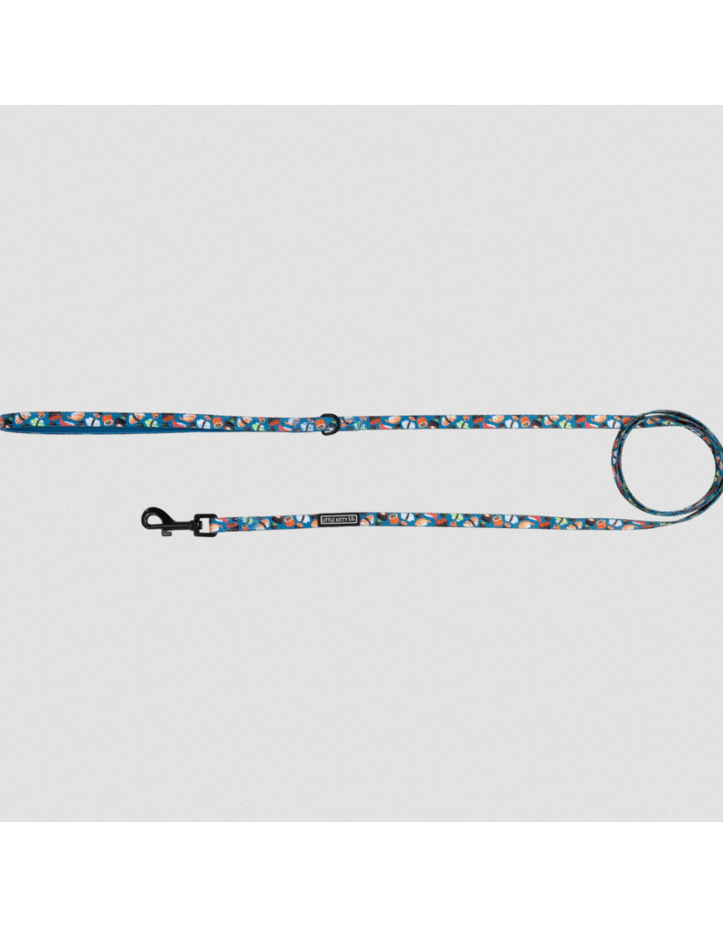 Little Kitty Co. Little Kitty Co. Cat Leash | 1/2" Sushi Makes Miso Happy 5 ft