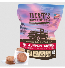 Tuckers Tucker's Raw Frozen Cat Food | Beef & Pumpkin 24 oz (*Frozen Products for Local Delivery or In-Store Pickup Only. *)