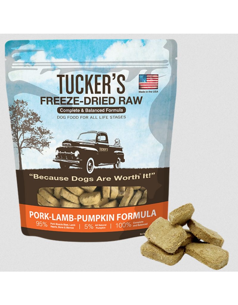 Tuckers Tucker's Freeze-Dried Dog Food | Pork Lamb Pumpkin 14 oz