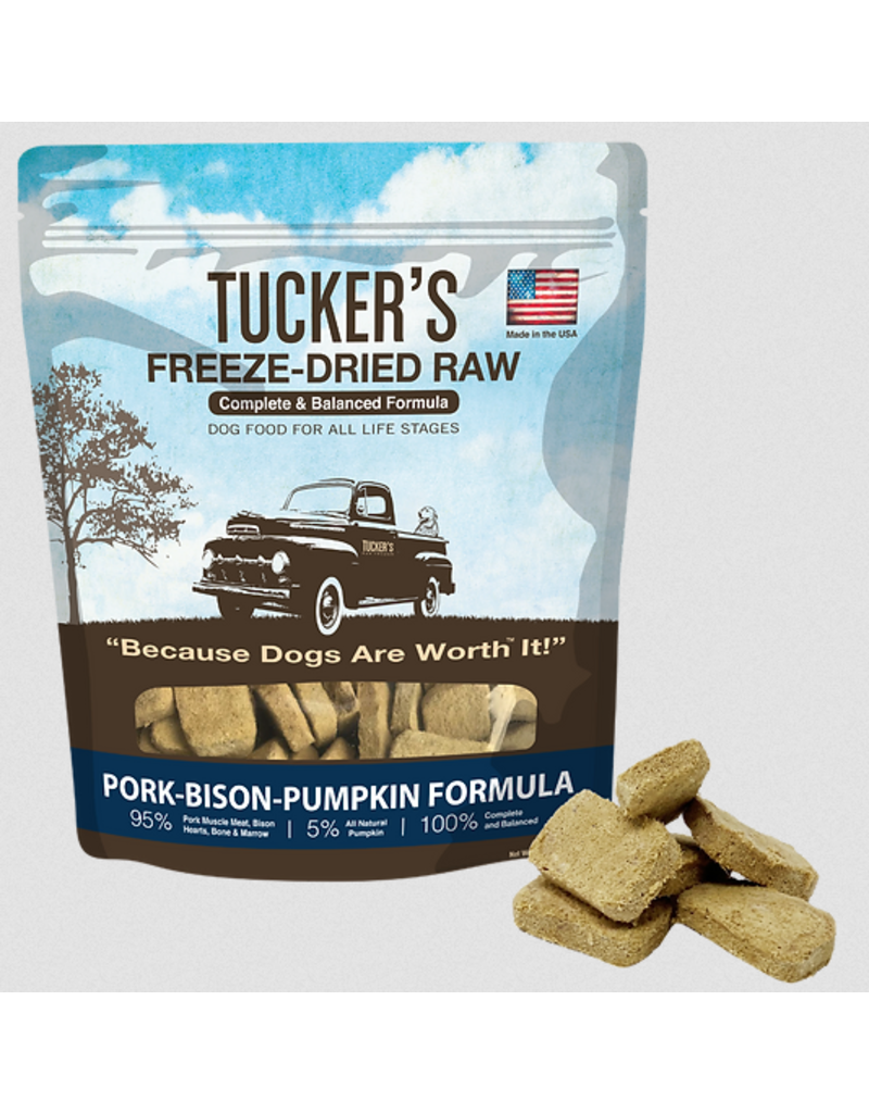 Tuckers Tucker's Freeze-Dried Dog Food | Pork Bison Pumpkin 14 oz