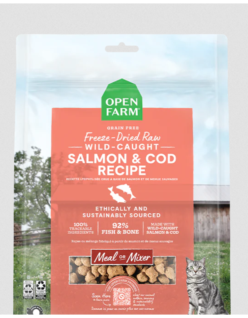Open Farm Open Farm Cat Freeze Dried Morsels | Salmon and Cod 3.5 oz