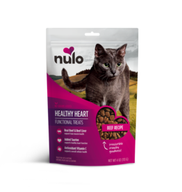 Nulo Nulo Functional GF Cat Treats | Healthy Heart Beef 4 oz