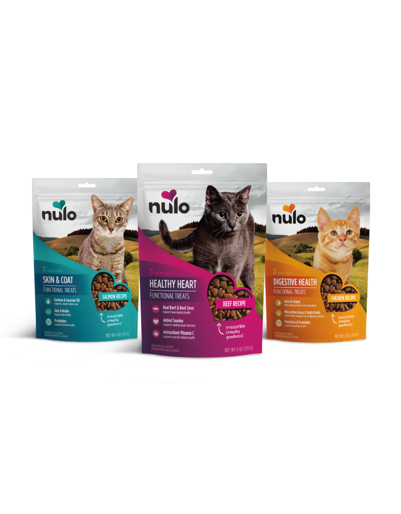 Nulo Nulo Functional GF Cat Treats | Healthy Heart Beef 4 oz