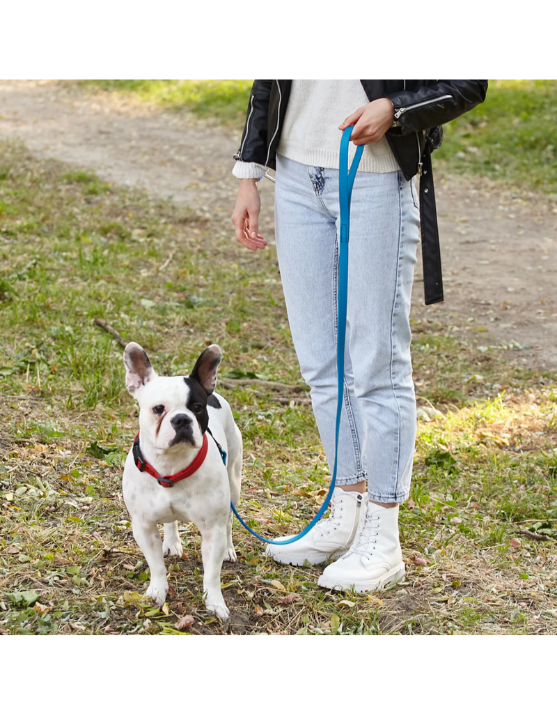 Dogline Biothane Waterproof 6 ' Leash | 1/2" Neon Pink