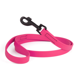 Dogline Biothane Waterproof 6 ' Leash | 1/2" Neon Pink