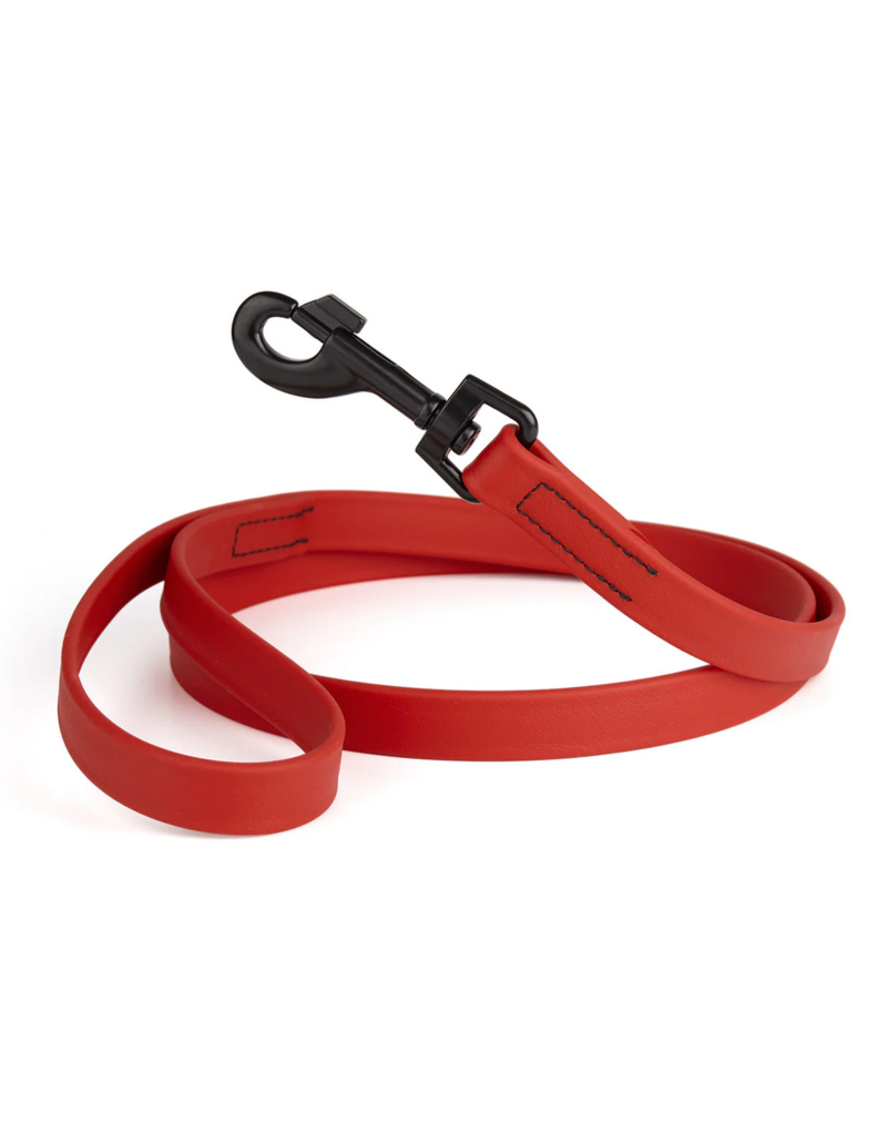 Dogline Dogline Biothane Waterproof 6 ' Leash | 1/2" Red