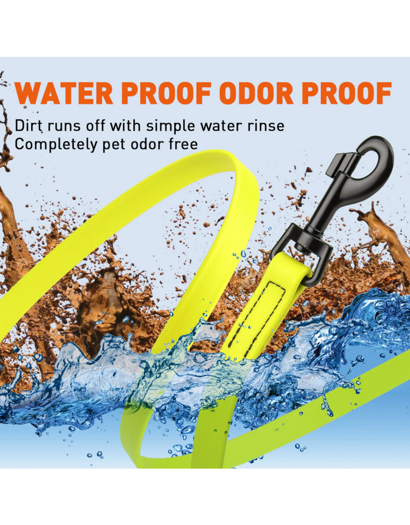 Dogline Dogline Biothane Waterproof 6 ' Leash | 1/2" Red