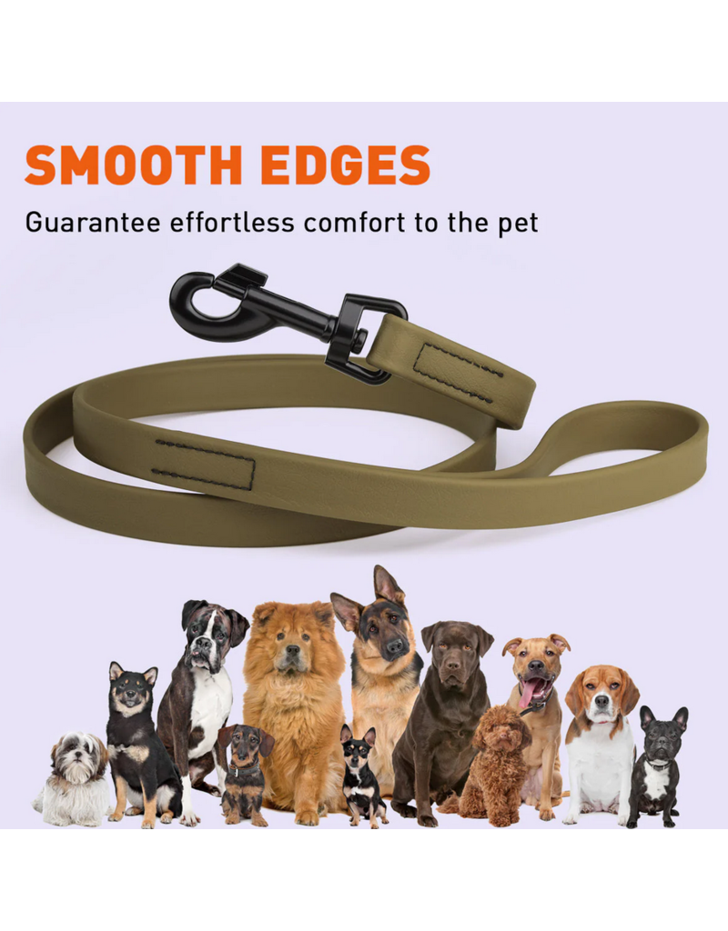 Dogline Dogline Biothane Waterproof 6 ' Leash | 1/2" Red