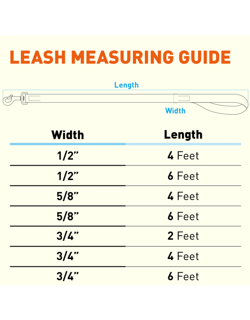 Dogline Dogline Biothane Waterproof 6 ' Leash | 1/2" Red