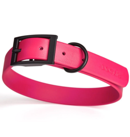 Dogline Dogline Biothane Waterproof Collar 5/8" | 12"-15" Neon Pink