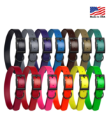 Dogline Dogline Biothane Waterproof Collar 1" | 22"-25" Neon Orange