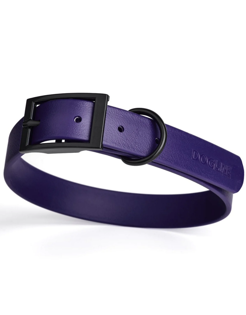 Dogline Dogline Biothane Waterproof Collar 1" | 18"-22" Purple