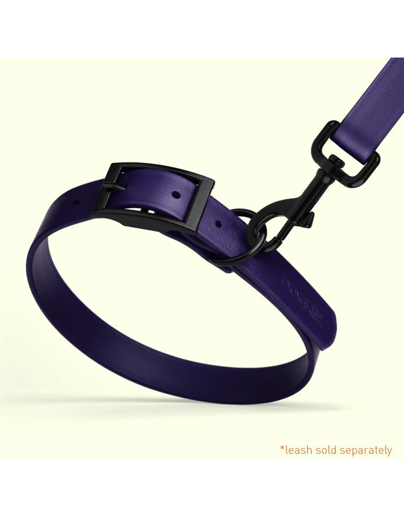 Dogline Dogline Biothane Waterproof Collar 3/4" | 15"-18" Purple