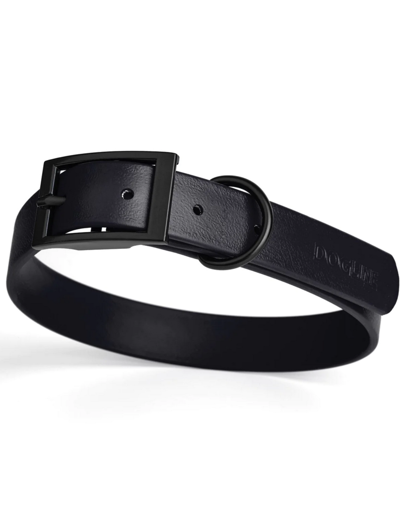 Dogline Dogline Biothane Waterproof Collar 1" | 22"-25" Black